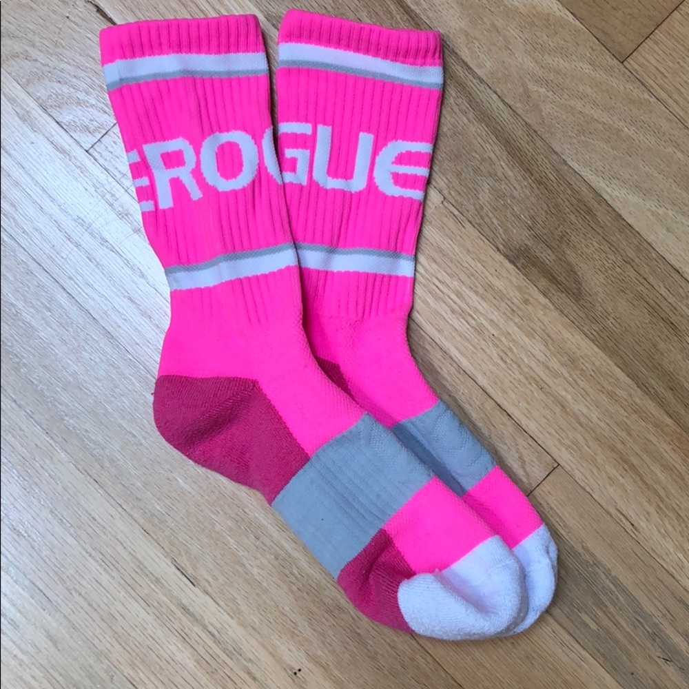 Hot Pink Unisex Rogue Socks